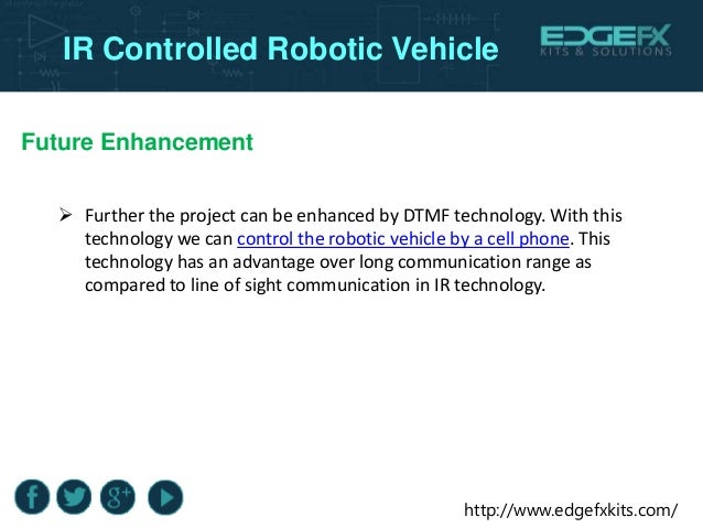 ir controlled robotic vehicle