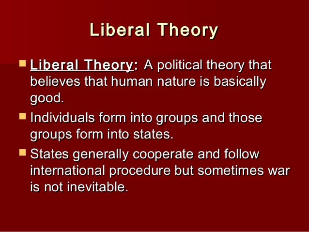 Realist Human Nature Ir Realist Human Nature Ir