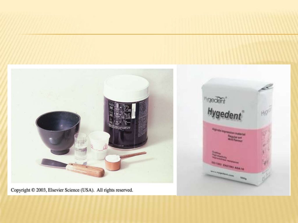 AlginateIrreversible Hydrocolloid