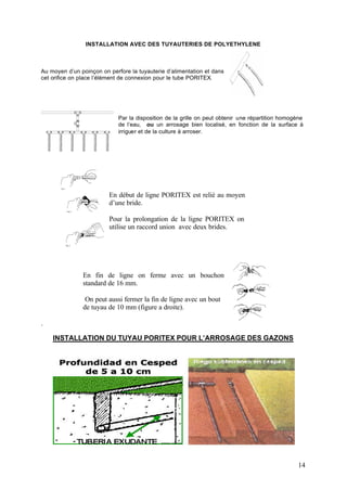 Catalogue Poritex informations générales.