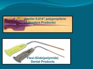 Punta capilar 0,014” polypropilene
(Ultradent Products)
Flexi-Glide(polymide)
Dental Products
 