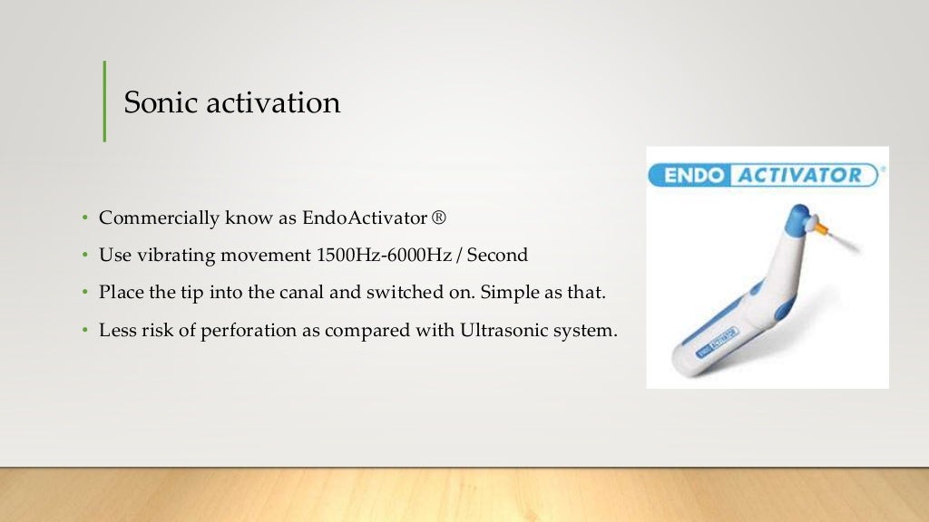 Root Canal Irrigation During Endodontic Treatment