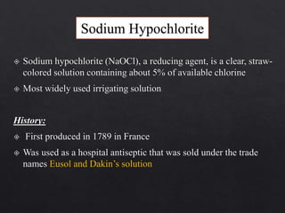 Sodium Hypochlorite
 