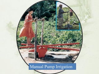 Manual Pump Irrigation  