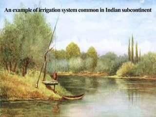 An example of irrigation system common in Indian subcontinent  
