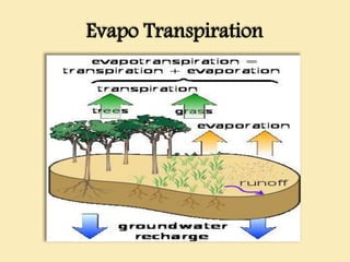 Evapo Transpiration
 
