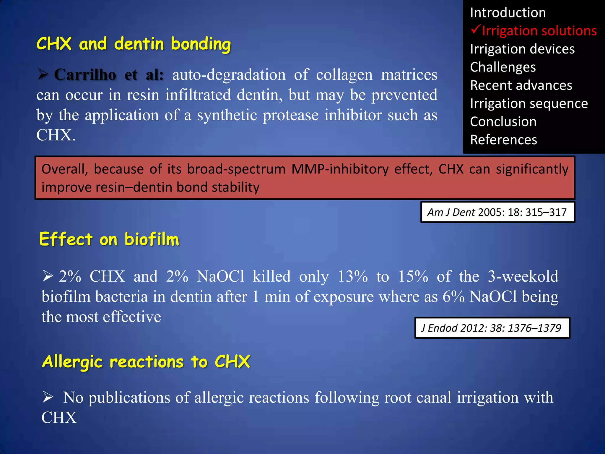 Irrigation in endodontics | PPTX
