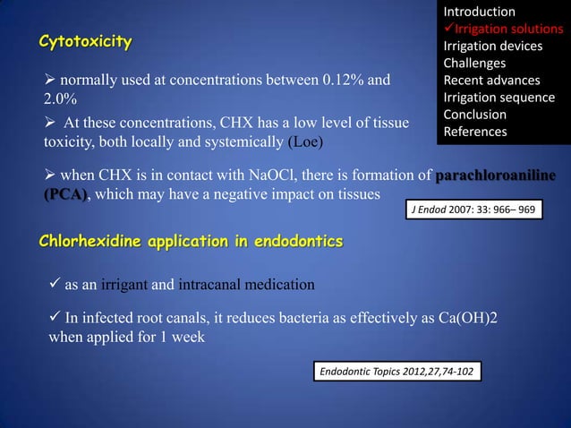 Irrigation in endodontics | PPTX