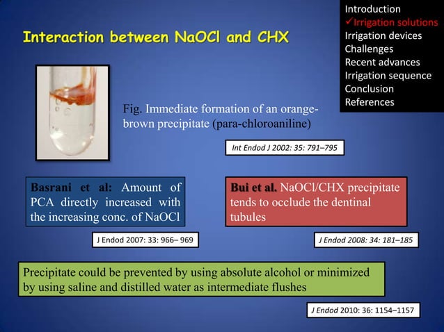 Irrigation in endodontics | PPTX