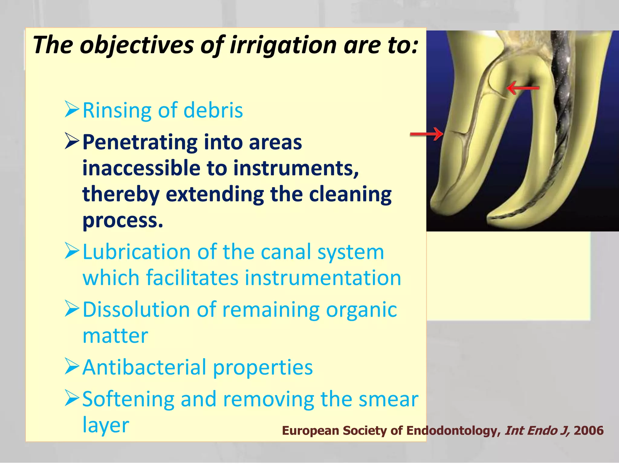 Irrigation in endodontics | PPTX