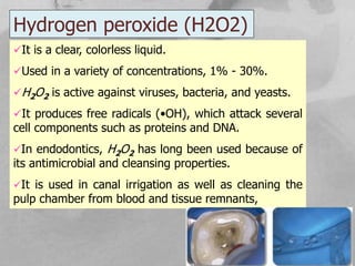 Irrigation in endodontics | PPTX