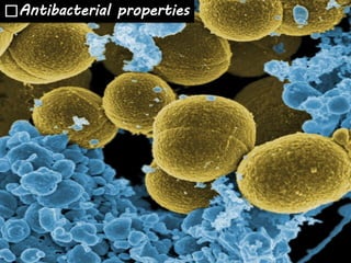 Antibacterial properties
 