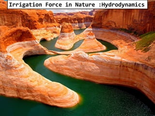 65
Irrigation Force in Nature :Hydrodynamics
 