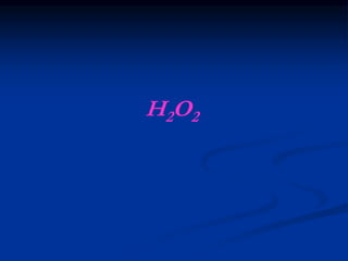 H2o2 Irrigant Irrigation in endo ppt | PPT