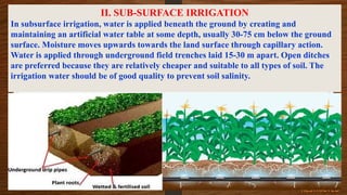 Irrigation_Methods - Irrigation in Agriculture | PPTX