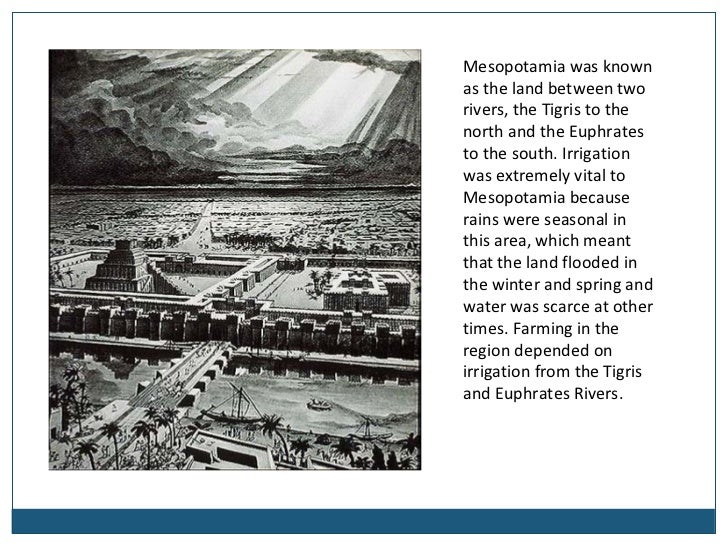 Mesopotamian Irrigation system