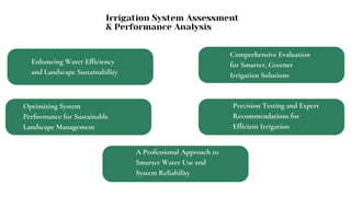 Irrigation System Assessment & Performance Analysis | PDF