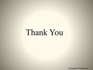 Pranamesh Chakraborty
Thank You
 