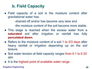 Irrigation water requirement | PPT