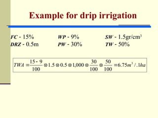 Irrigation water requirement calculations.pptx