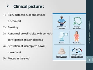 Irritable bowel syndrome ( IBS ) - for medical student | PPTX