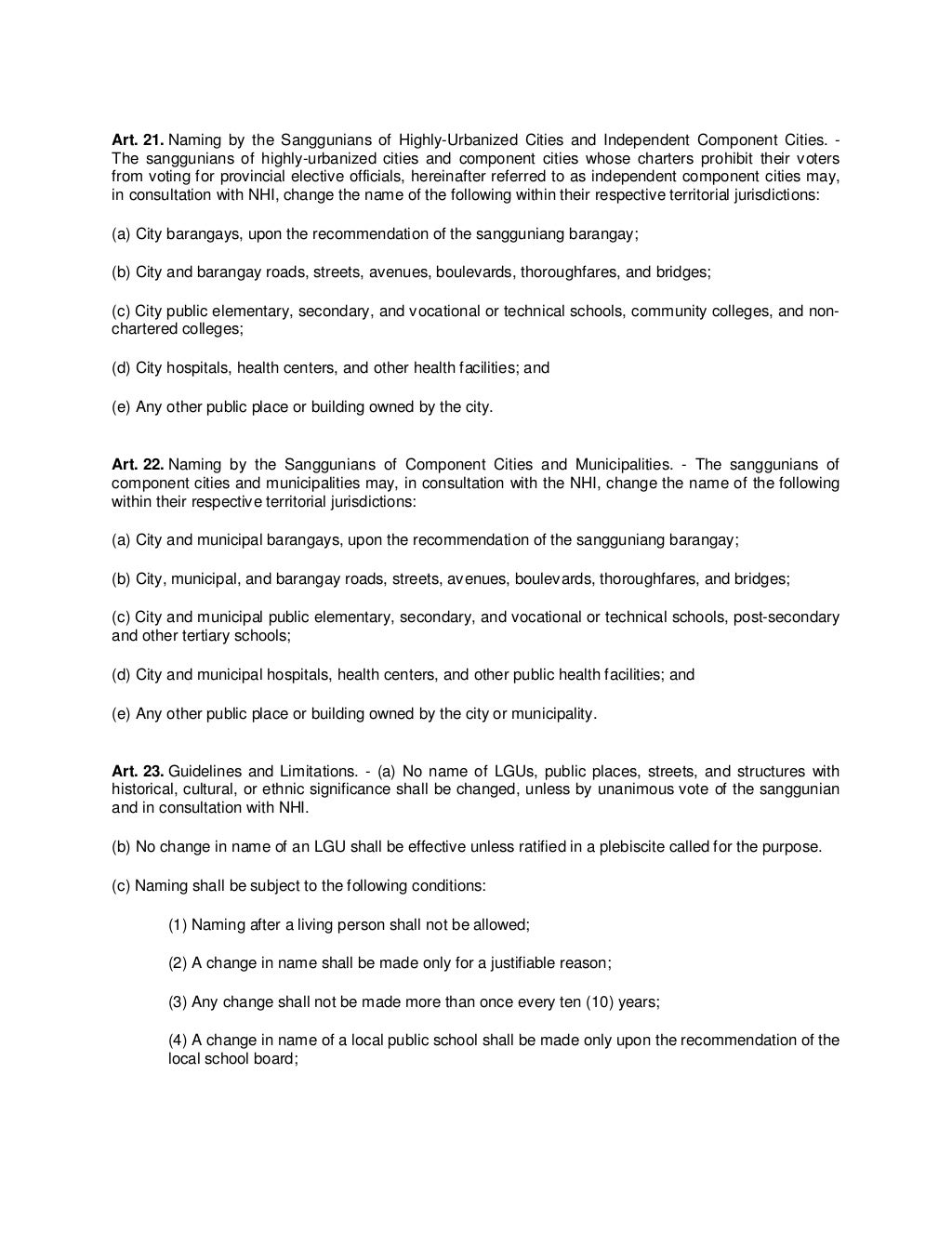 Implementing Rules of the Local Government Code of the Philippines