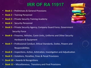 Implementing Rules and Regulation OF RA 11917.ppt
