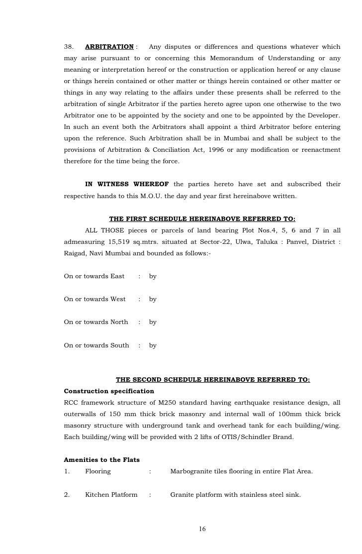 mou format