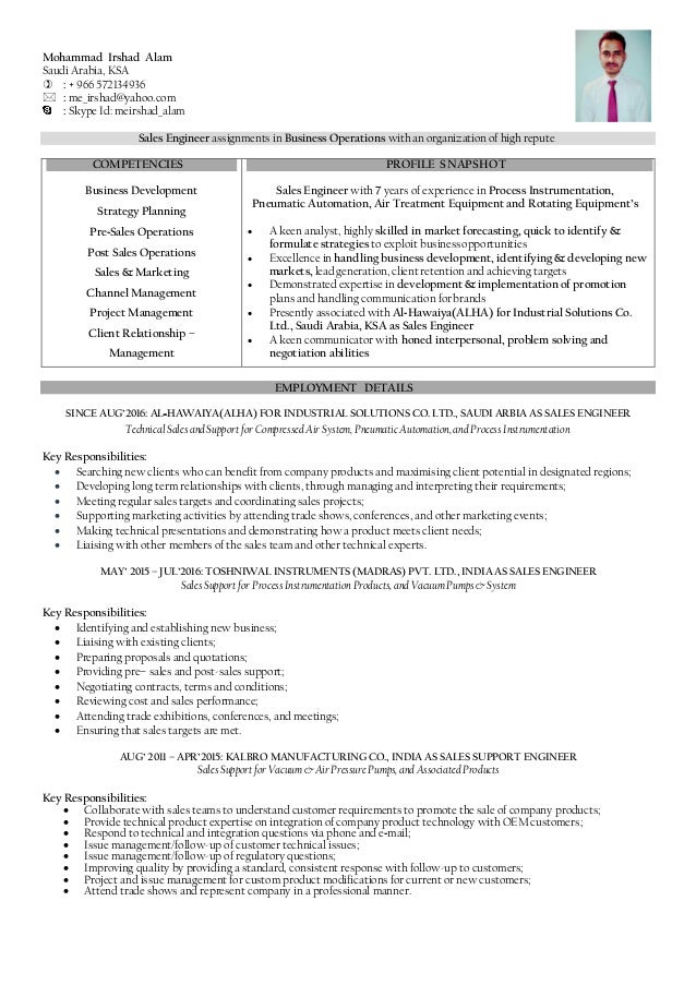Irshad Alam Sales Engineer Saudi Arabia Irshad Alam Sales Engineer Saudi Arabia