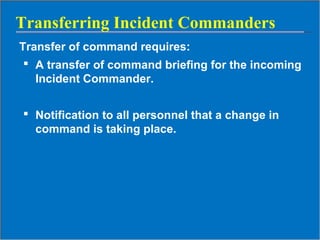Transferring Command Irs intro unit 4 command staff usfs ip (1) | PPT