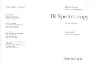 Ir spectroscopy   an introduction