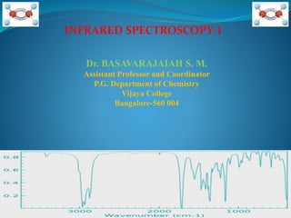 Infrared spectroscopy i | PPTX