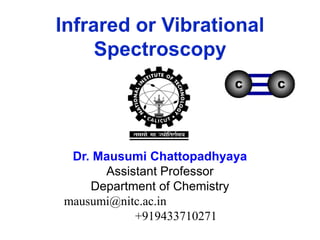 Dr. Mausumi Chattopadhyaya
Assistant Professor
Department of Chemistry
mausumi@nitc.ac.in
+919433710271
 