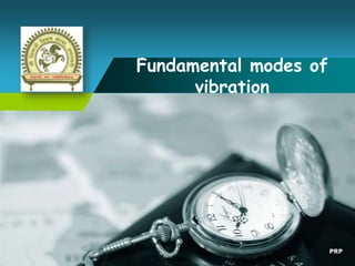 Company
LOGO
Fundamental modes of
vibration
PRP
 