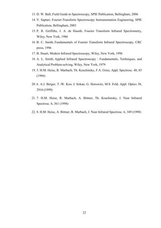 IR spectroscopy | PDF