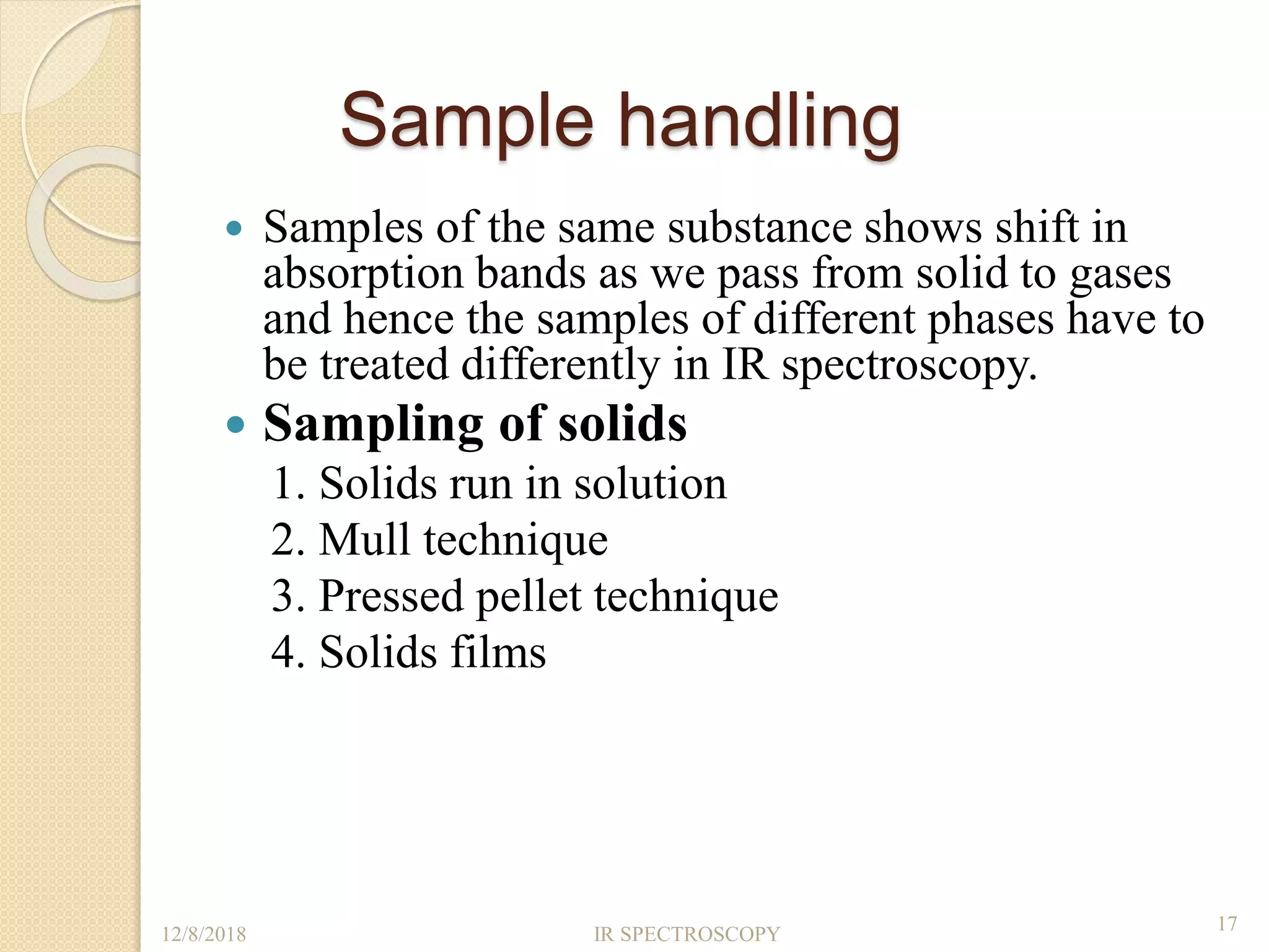 IR Spectroscopy | PPTX