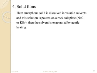 IR Spectroscopy | PPTX