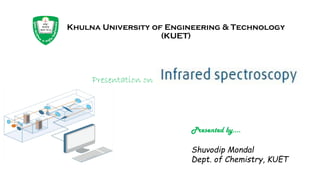 Khulna University of Engineering & Technology
(KUET)
Presentation on
Presented by….
Shuvodip Mondal
Dept. of Chemistry, KUET
 