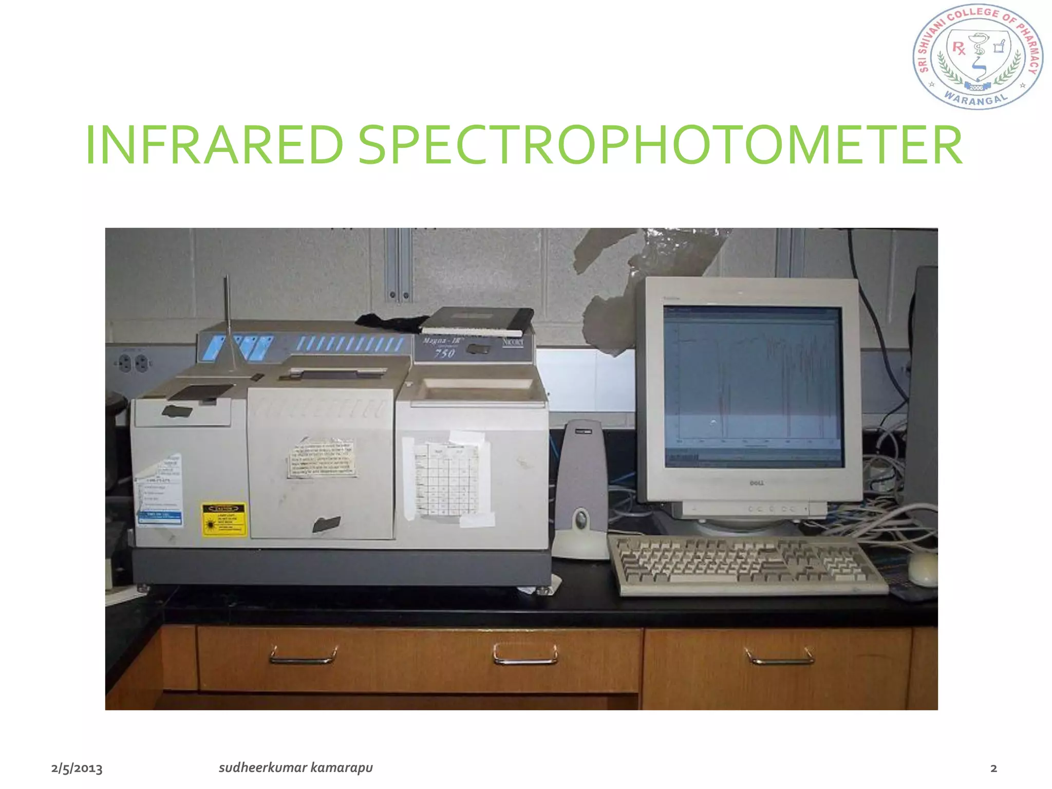 INFRARED SPECTROPHOTOMETER
 