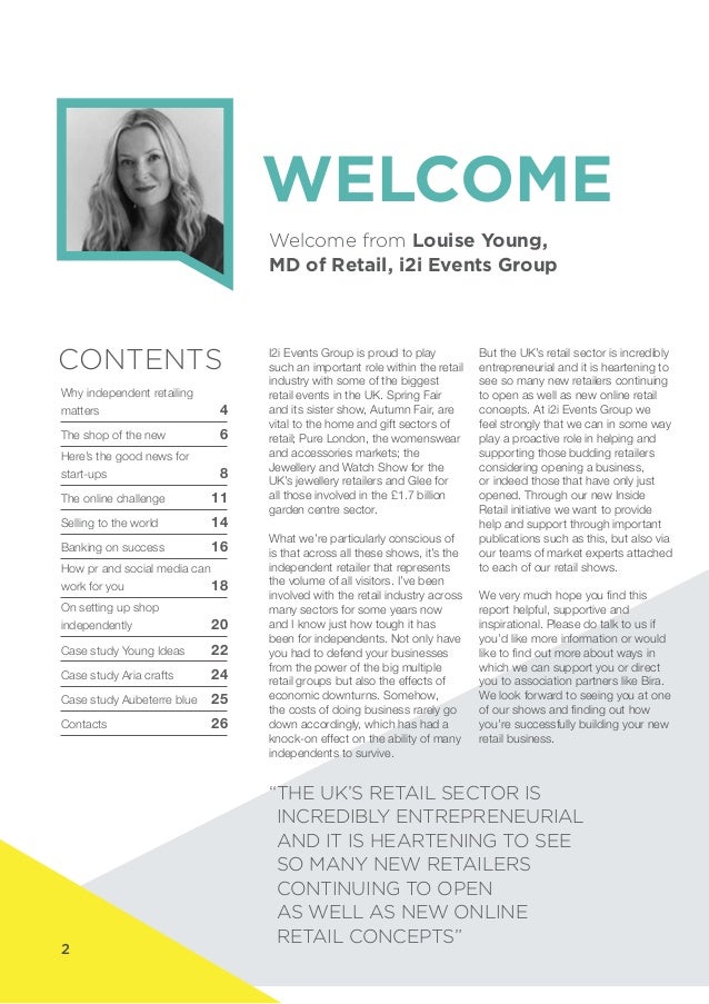 inside retail starting a