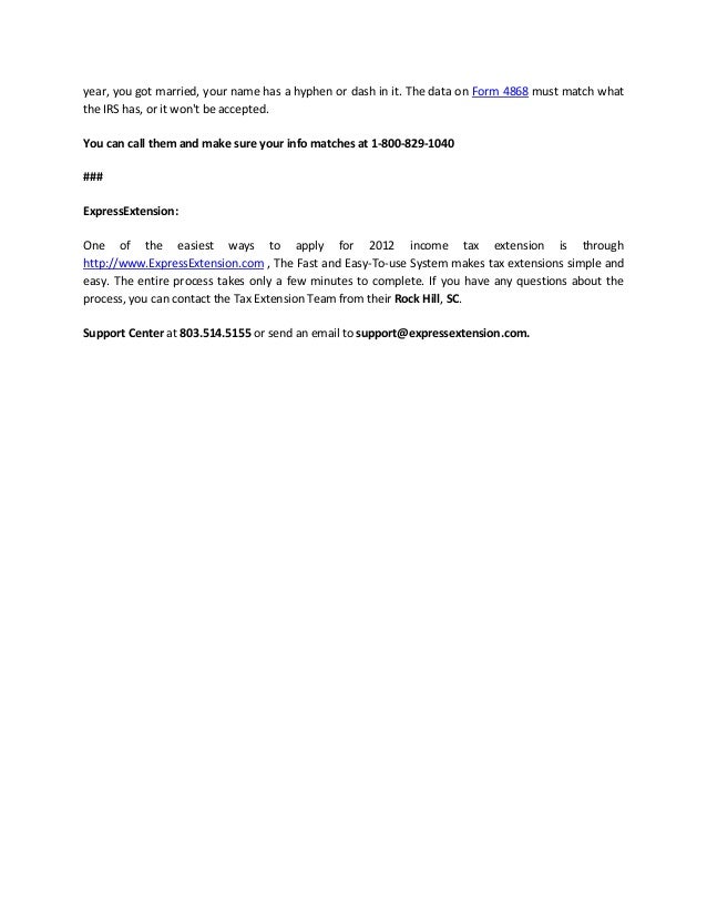 Irs 2016 extension form 4868 instructions Irs 2016 extension form 4868 instructions