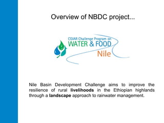 Innovation platforms, participatory video and WAT-A-GAME for participatory NRM: Experiences from Ethiopia