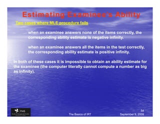 IRT - Item response Theory | PDF