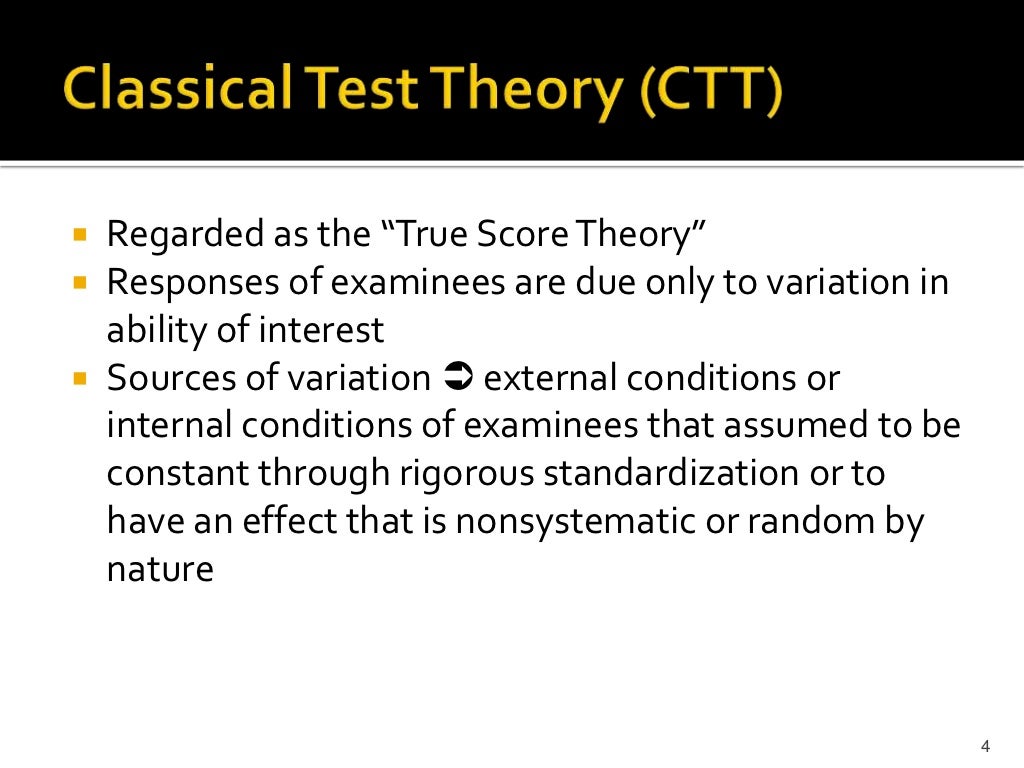 Item Response Theory in Constructing Measures