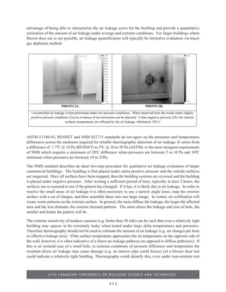 PRACTICAL ISSUES ASSOICATED WITH THE USE OF INFRARED THERMOGRAPHY FOR ...