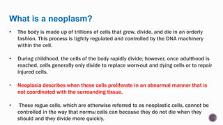 WHAT ARE NEOPLASMS AND TUMORS visual data 2