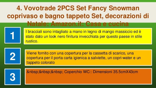 Malloom/® Natale Fodere DI Copri WC Bagno Decorazione