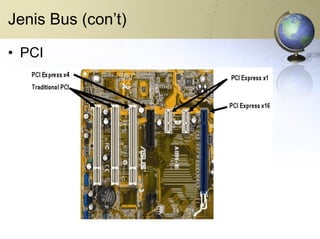 Jenis Bus (con’t) PCI 