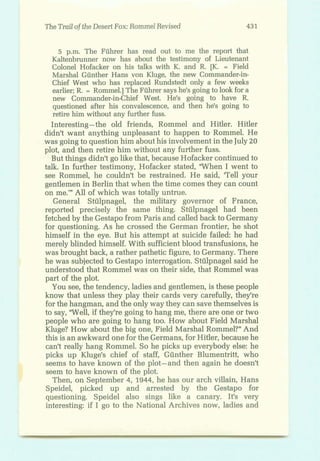 Irving, david the trail of the desert fox - rommel revised - journal of ...