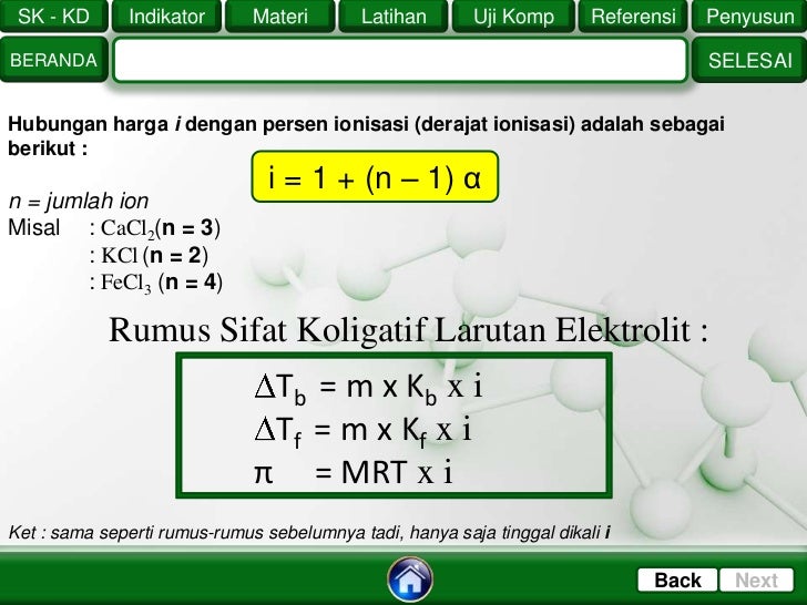 Sifat Sifat Koligatif Larutan